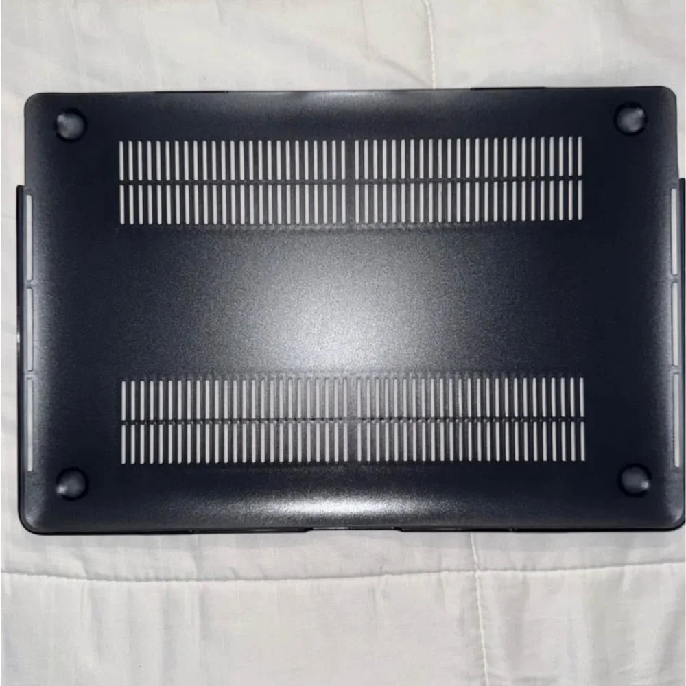 Black Marble Laptop Case with Keyboard Cover